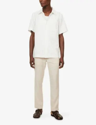 CHE Franklin Striped Cotton Shirt detail 2