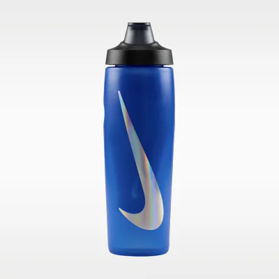 Nike Refuel Locking-Lid Water Bottle (710ml approx.) - Game Royal/Black
