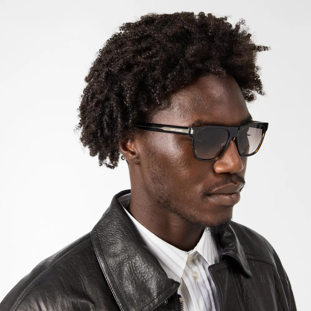 Saint Laurent Saint Laurent’s SL 879 Mens Wayfarer Sunglasses detail 3
