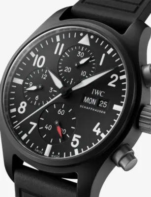 IWC Pilot's Chronograph 41 Top-Gun Edition Ceramic Automatic Watch 41.9mm detail 2
