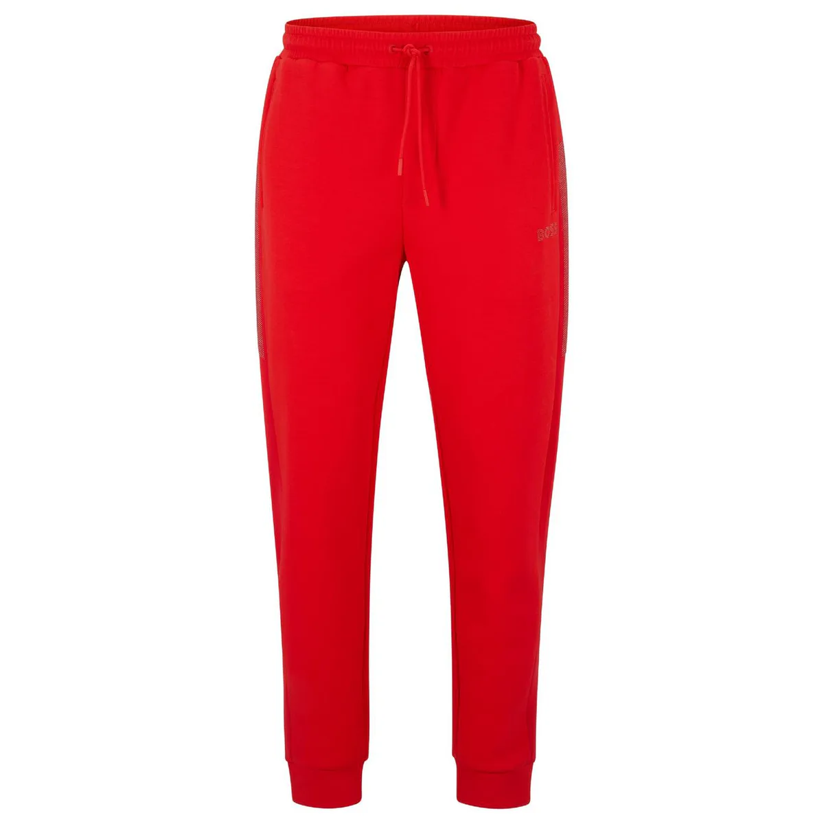 Boss Men's Hadiko Diamond Diamond-Textured Closed Hem Jersey Joggers