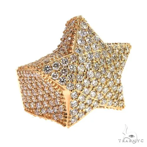 AHMED - MOON JEWELRY Star Diamond Ring 67707 in Rose / 7 – Ring