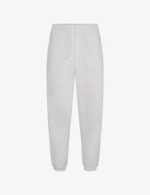 SKIMS Lounge Relaxed-Fit Cotton-Fleece Jogging Bottoms
