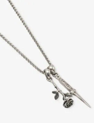 CLOCKS AND COLOURS Switchblade Sterling-Silver Pendant Necklace in SILVER, additional product view 3