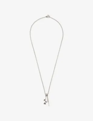 CLOCKS AND COLOURS Switchblade Sterling-Silver Pendant Necklace in SILVER – Mens | Jewellery | Necklaces