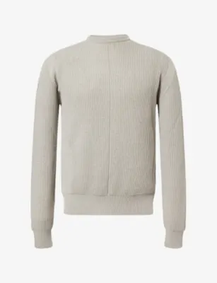 RICK OWENS Fisherman Crew-Neck Wool Jumper