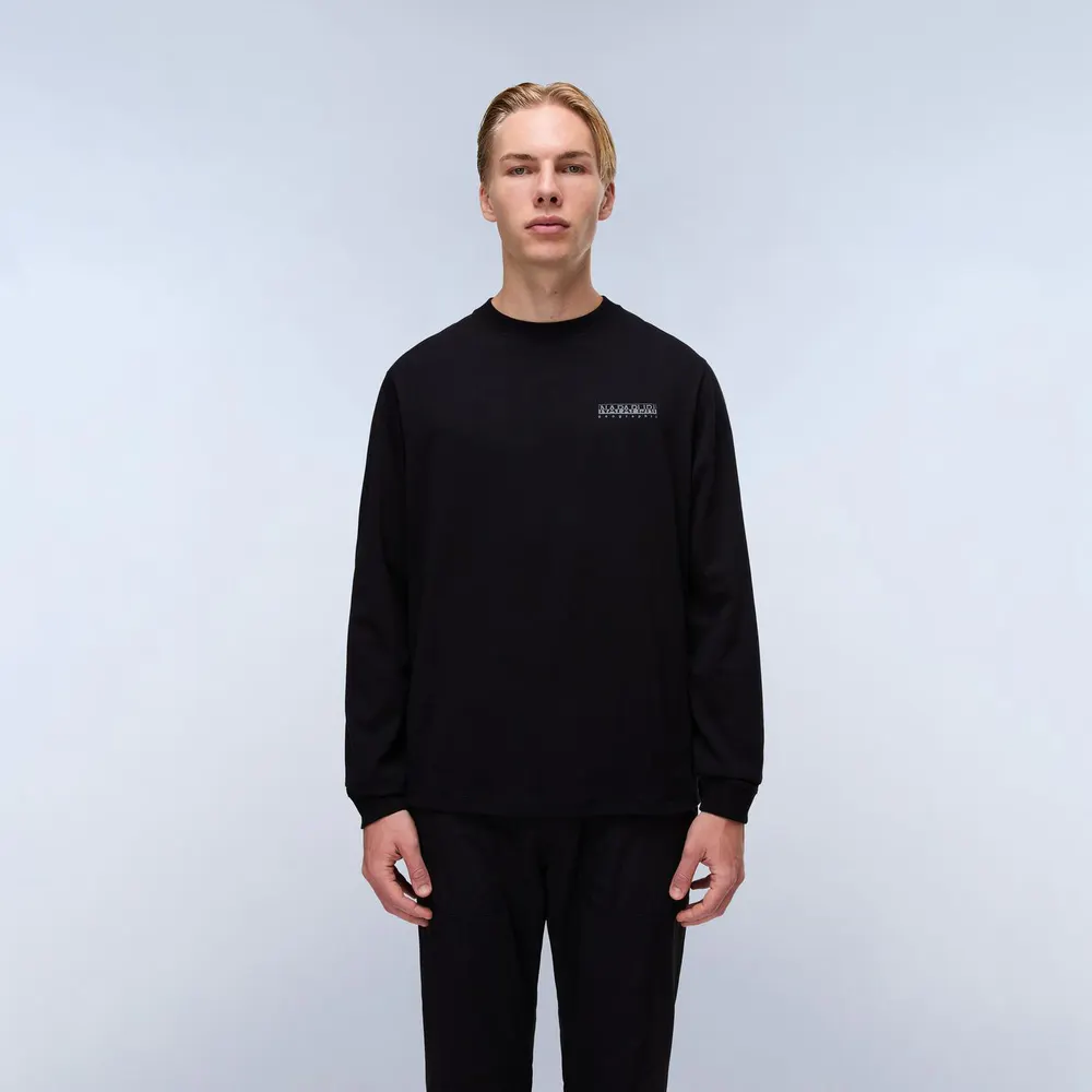 Napapijri Men's Napa Back Graphic Long Sleeve T-Shirt detail 3