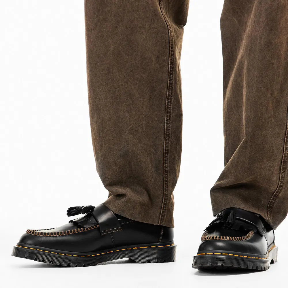 Dr Martens Adrian Tassel Loafer in Black Orleans, additional product view 3