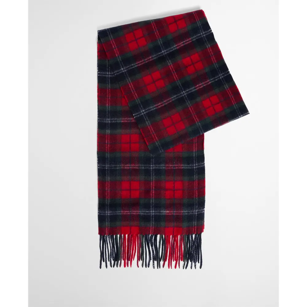 Barbour Mens Tartan Scarf and Glove Set detail 3