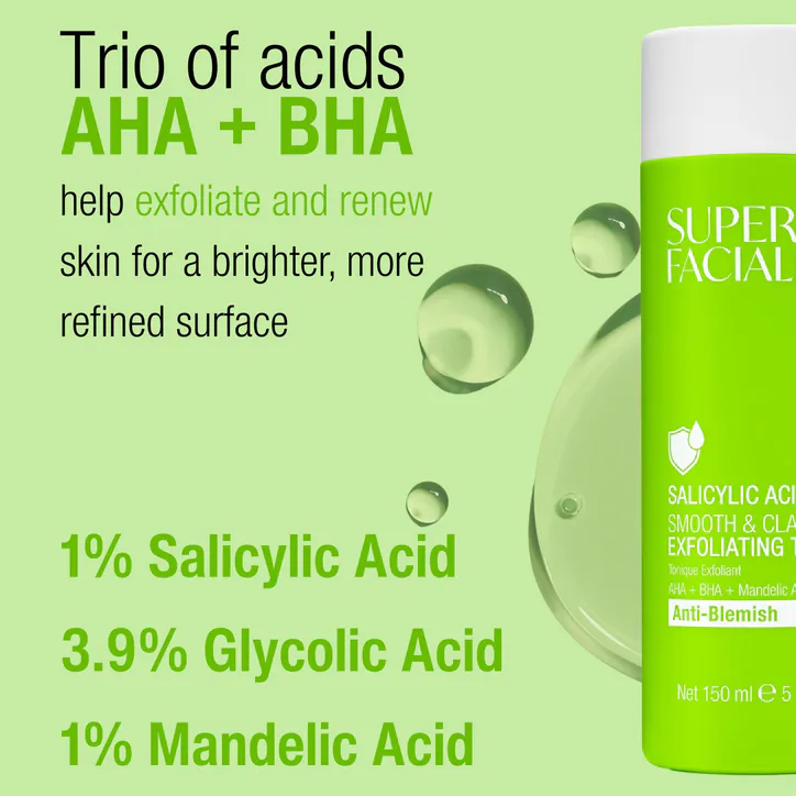 Super Facialist Salicylic Acid Smooth & Clarify Exfoliating Toner 150ml detail 3