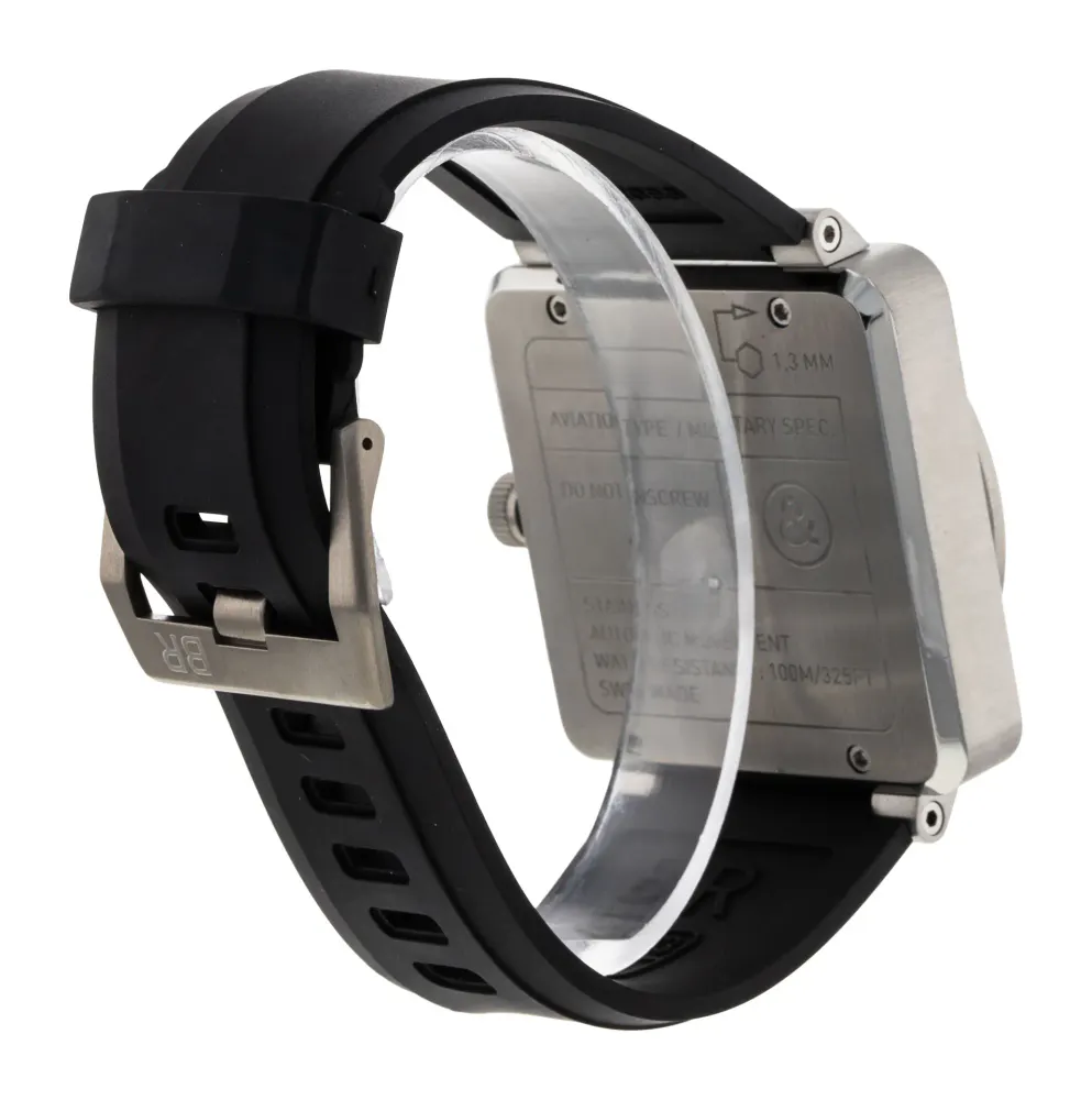 Bell and Ross BR01-94 Chronograph BR0194-BL-ST — 2015 — Excellent in Black Quarter Arabic, additional product view 3