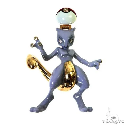RINA - For Him CUSTOM Custom Made Mewtwo Pendant 67536 in Rose Gold – Pendant