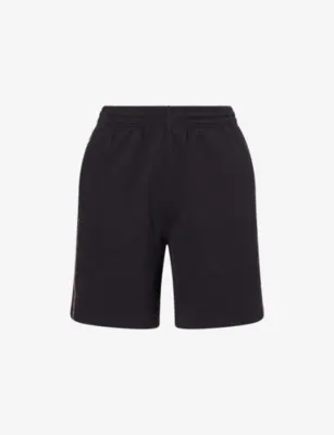 BURBERRY Check Piping Cotton-Jersey Shorts
