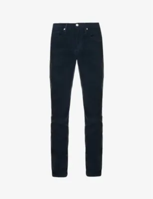 FRAME L'homme slim-fit straight-leg stretch-denim jeans
