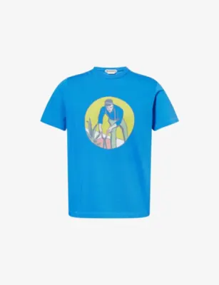JW ANDERSON Gardener Graphic-Print Cotton T-Shirt