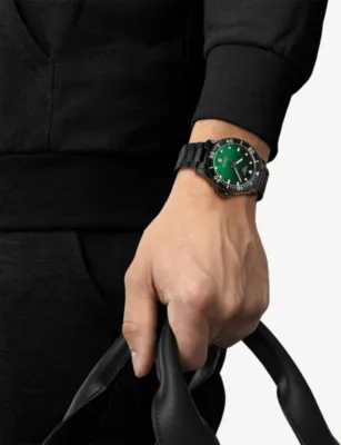 TISSOT T120.410.33.091.00 Seastar 1000 40mm PVD-Coated Stainless-Steel Quartz Watch detail 2