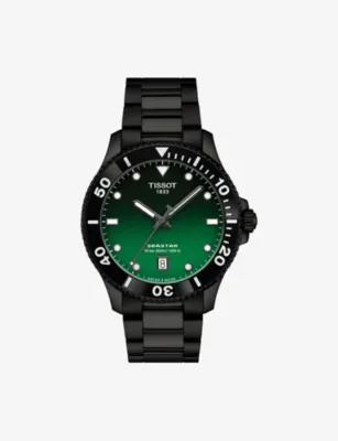 TISSOT T120.410.33.091.00 Seastar 1000 40mm PVD-Coated Stainless-Steel Quartz Watch
