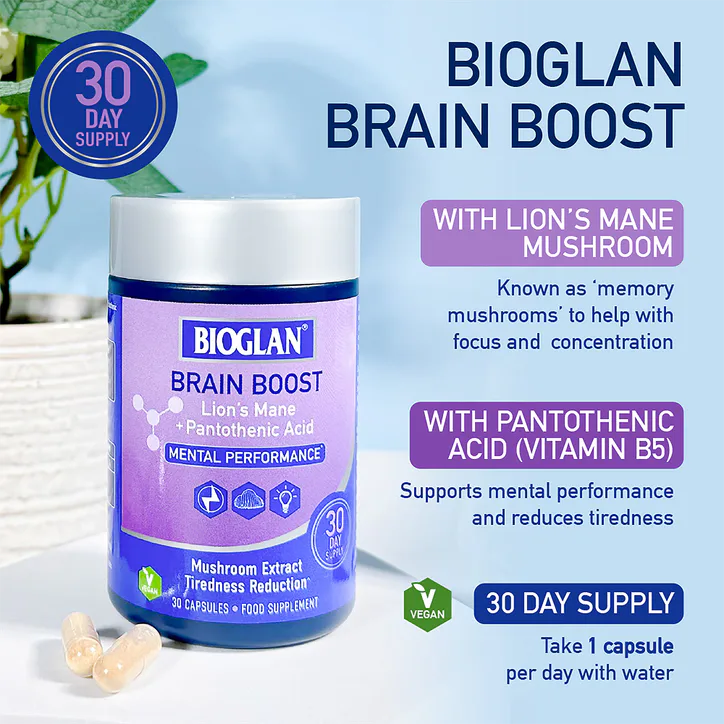 Bioglan Brain Boost 30 Capsules detail 3