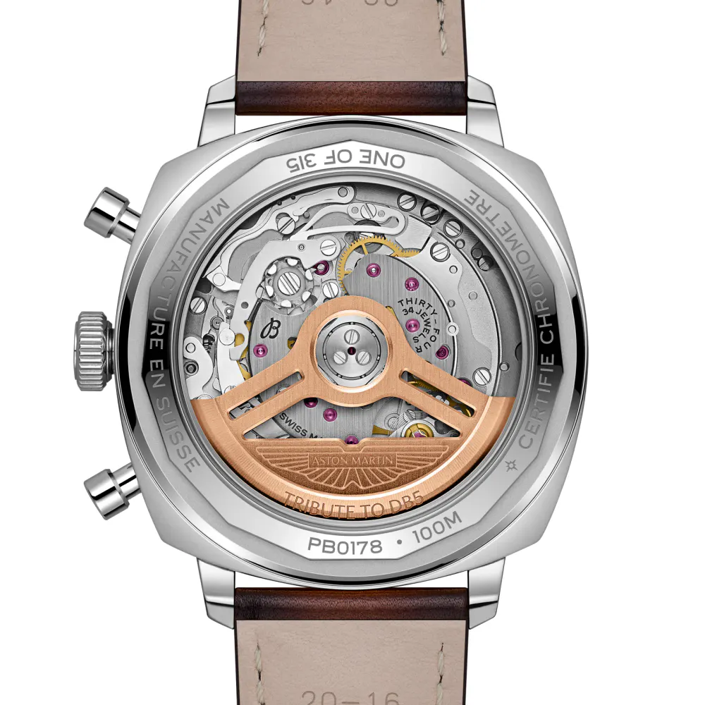 Breitling Top Time B01 Aston Martin DB5 Chronograph Limited Edition 41mm Mens Watch Platinum detail 2