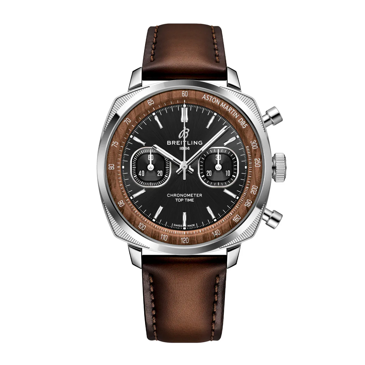 Breitling Top Time B01 Aston Martin DB5 Chronograph Limited Edition 41mm Mens Watch Platinum