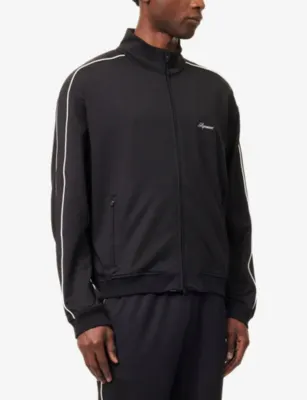 REPRESENT Logo-Embroidered Jersey Track Top detail 3