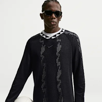 Nike Nigeria Energy Men's Nike Football Knit Long-Sleeve Shirt - Off-Noir/Summit White