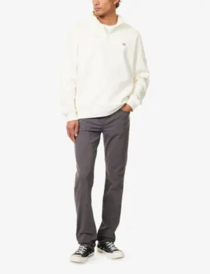 7 FOR ALL MANKIND Slimmy Lux Performance Chino Tapered-Leg Stretch-Cotton Blend Trousers detail 2