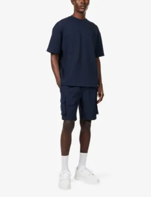 ARNE Utility Cargo Multi-Pocket Stretch-Woven Shorts detail 2