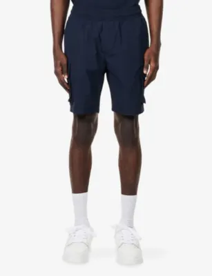 ARNE Utility Cargo Multi-Pocket Stretch-Woven Shorts detail 3