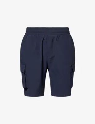 ARNE Utility Cargo Multi-Pocket Stretch-Woven Shorts