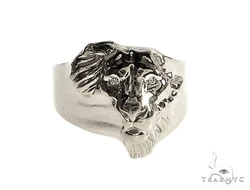 MARYAM - For Him SILVER .925 Silver African Lion Face Ring 66469 in 7.5 – Ring