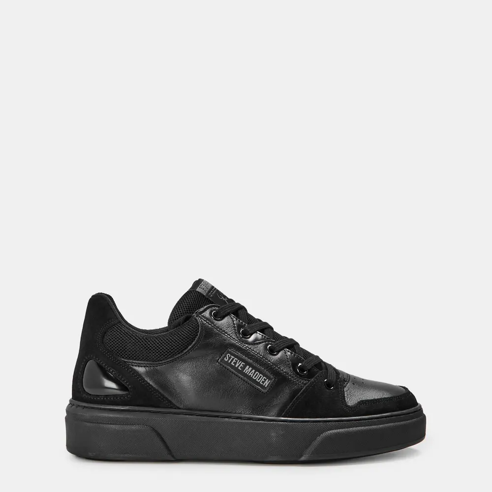 Steve Madden Men's Kingpin Low-Top Trainers in Black/Black – Footwear