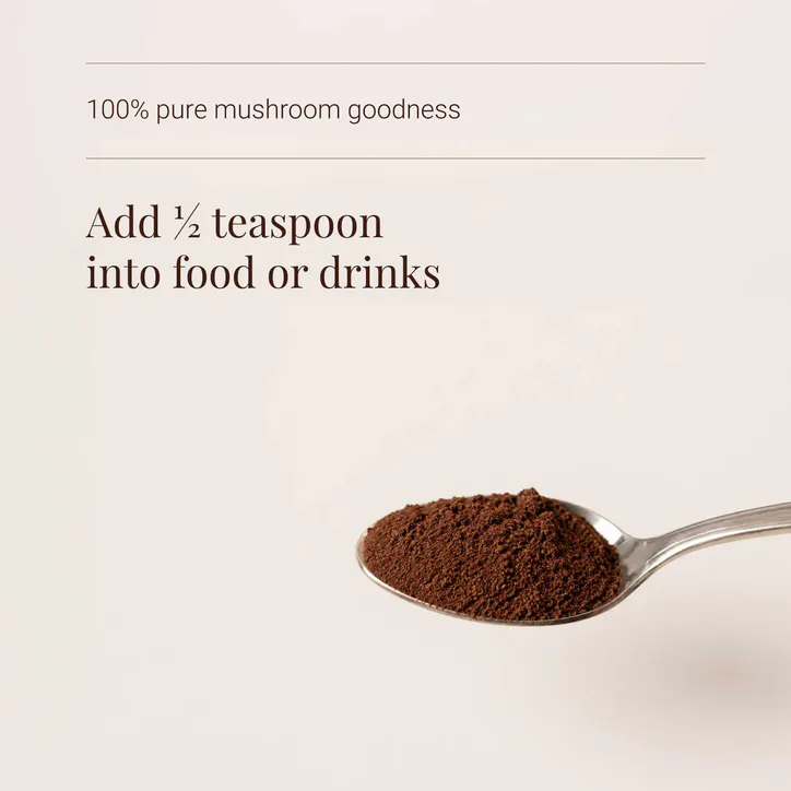 KIKI HEALTH Organic Chaga Mushroom Extract Powder - 50g, additional product view 3