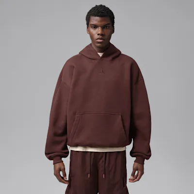 Jordan Brooklyn Men's Oversized Fleece Pullover Hoodie - Bronze Eclipse/Earth