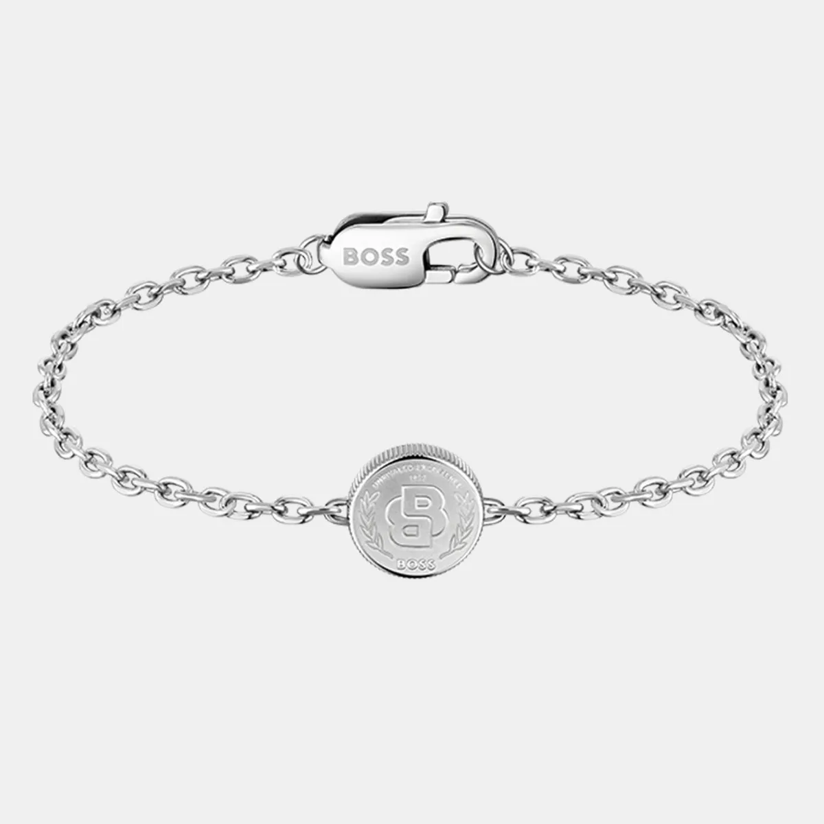 Boss Gents BOSS Double B Medallion Necklace and Bracelet