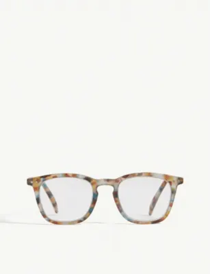 IZIPIZI #E Reading square-frame glasses +1 – Mens | Glasses