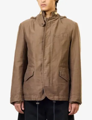 SACAI Flap-Pocket Cotton Jacket detail 3