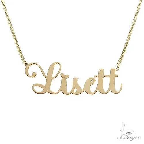 RINA - For Him CUSTOM Custom Made Name Necklace 66773 in Rose Gold – Pendant