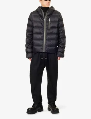 RICK OWENS Zip-Pocket Hooded Puffer Jacket detail 2