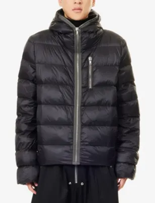 RICK OWENS Zip-Pocket Hooded Puffer Jacket detail 3