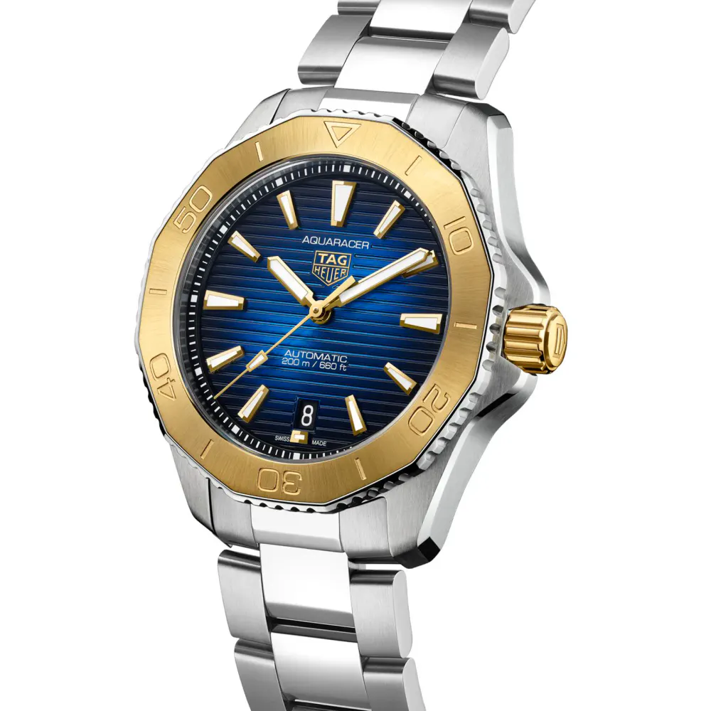 TAG Heuer Aquaracer Professional 200 Date 40mm Mens Watch Blue detail 2