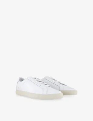 COMMON PROJECTS Achilles Leather Trainers - 9 in WHITE LEATHER, additional product view 3