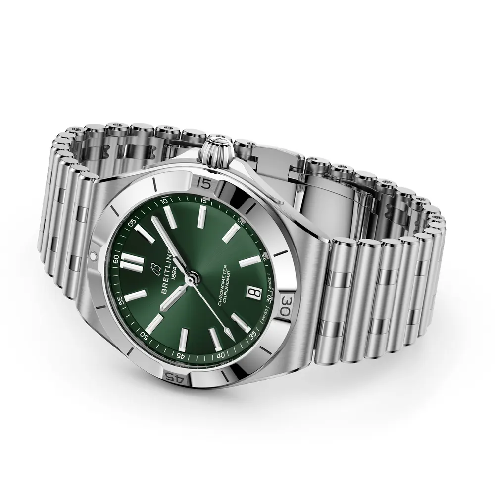 Breitling Chronomat B31 40mm Mens Watch Green in Green, additional product view 3
