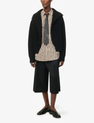 DRIES VAN NOTEN Caper Floral-Print Cotton Shirt detail 2