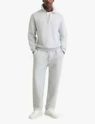 REISS Kurwin Half-Zip Cotton-Blend Sweatshirt detail 2