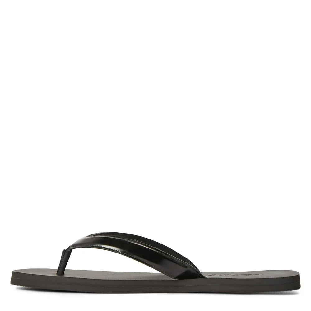 Prada Men's Flip Flops in Black, additional product view 2