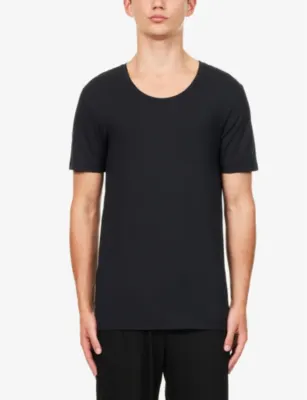 HANRO Basics stretch-cotton T-shirt detail 3