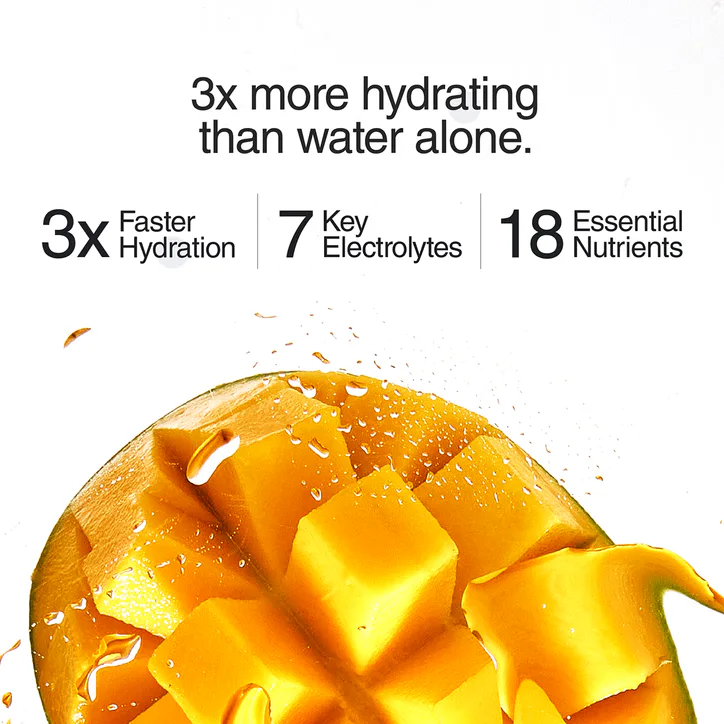 Phizz Daily 3in1 Hydration Electrolytes and Vitamins Effervescent Mango 20 Tablets detail 2