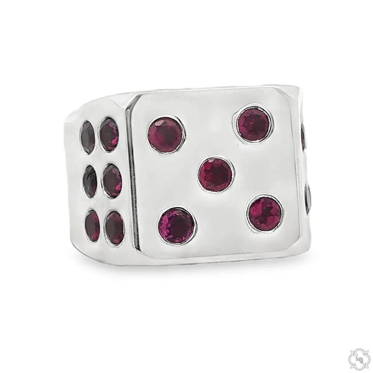 MARYAM - For Him SILVER Lucky Roll Dice Ring 70892 in 8 – Ring
