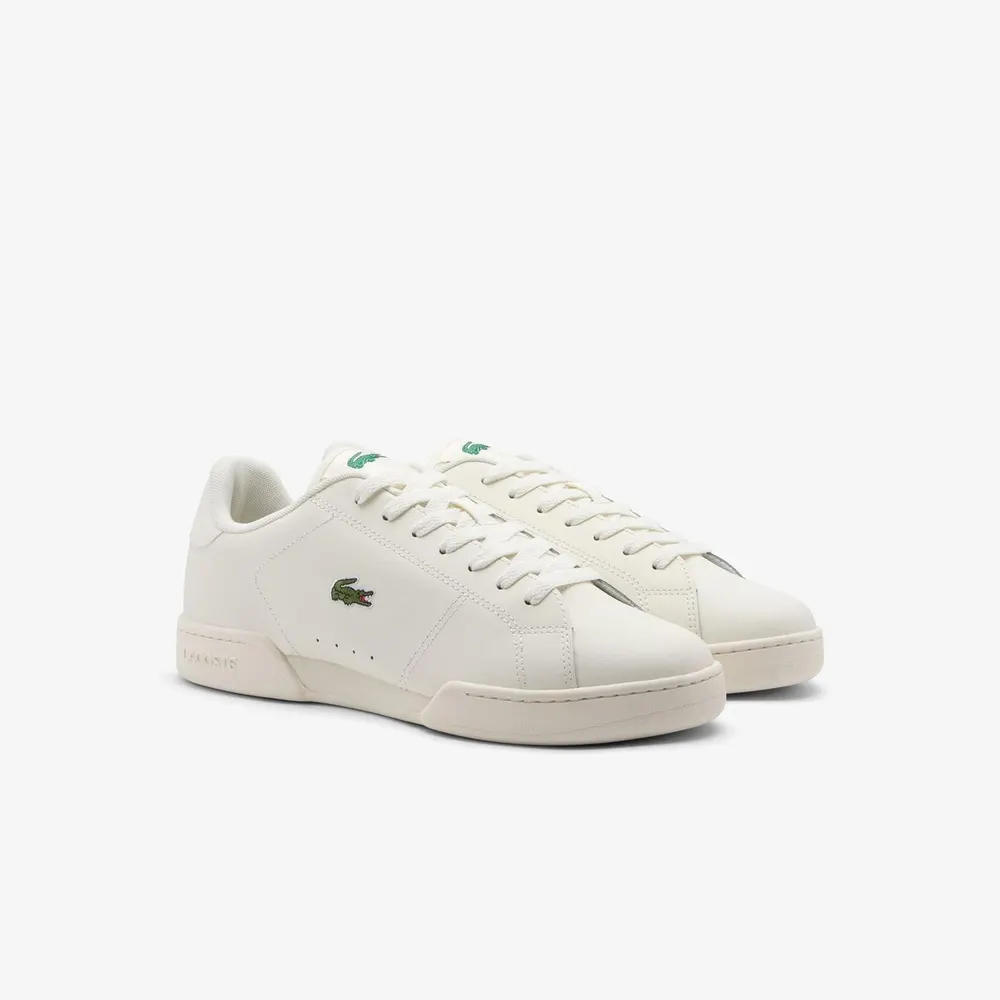 Lacoste Carnaby Cup Trainers in Off White, additional product view 2